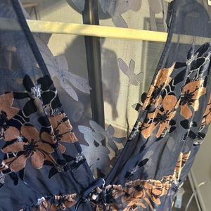 Tobi semi sheer blouse